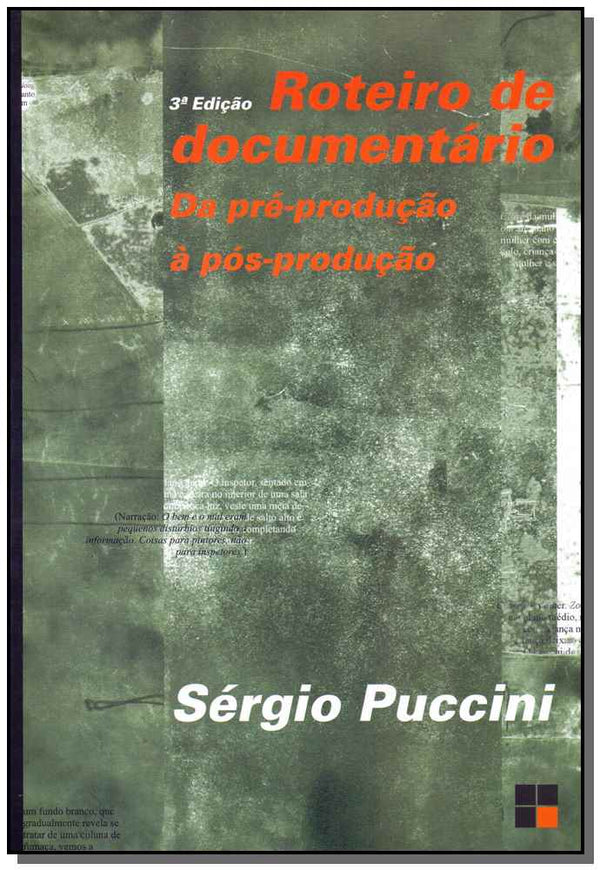 Capa do livro Roteiro de Documentário, de Sergio Puccini