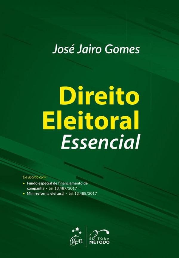 Capa do livro Direito Eleitoral Essencial, de Jose Jairo Gomes