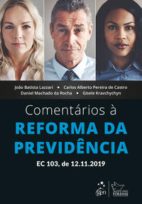 Capa do livro Comentários à Reforma da Previdência, de Joao Batista Et Al. Lazzari