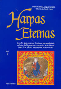 Capa do livro Harpas Eternas Vol. I, de Josefa R. L. Alvarez