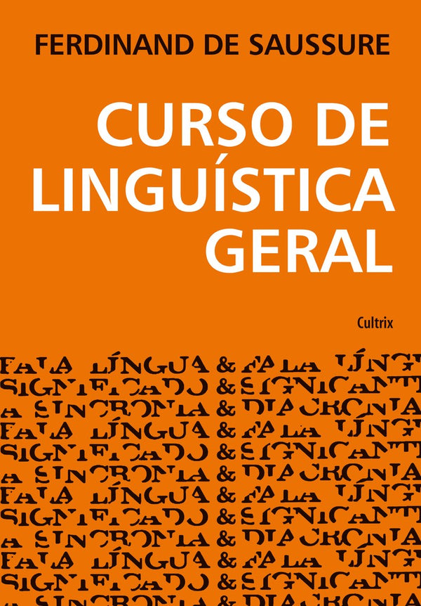 Capa do livro Curso de Linguística Geral, de Ferdinand de Saussure