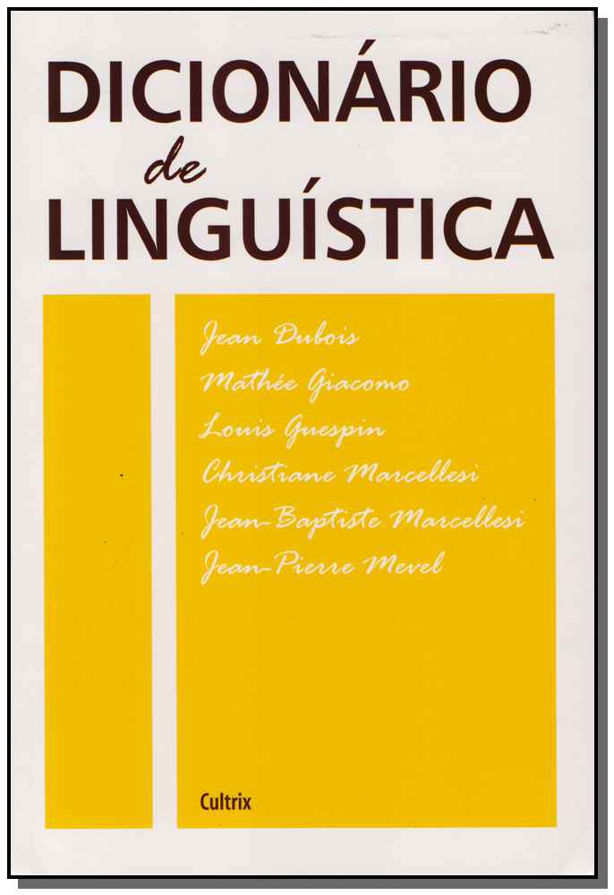 Dicionário de Linguística - Nova Edição