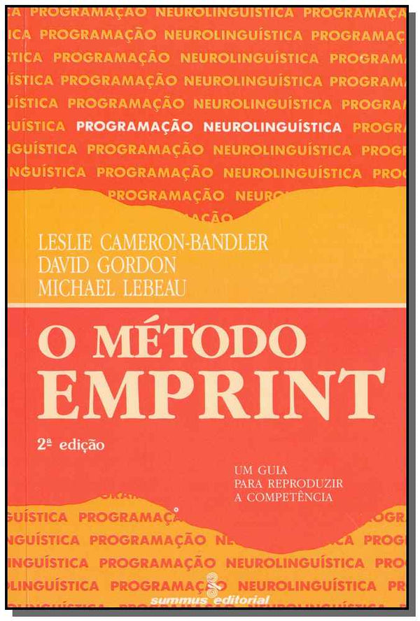 Capa do livro O Método Emprint - 02ed/92, de Cameron-Bandler; Gordon; Lebeau