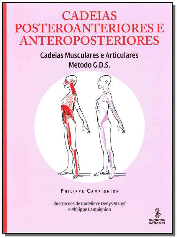 Capa do livro Cadeias Posteroanteriores e Anteroposteriores, de Philippe Campignion