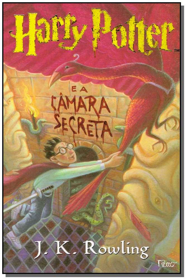 Capa do livro Harry Potter e a Câmara Secreta, de J. K. Rowling