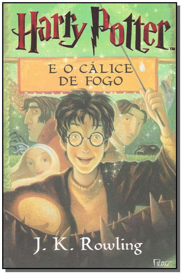 Capa do livro Harry Potter e o Cálice de Fogo, de J. K. Rowling
