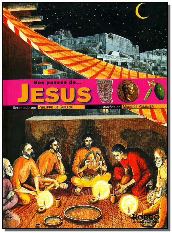 Capa do livro Nos Passos De... Jesus, de Philippe Le Guillou