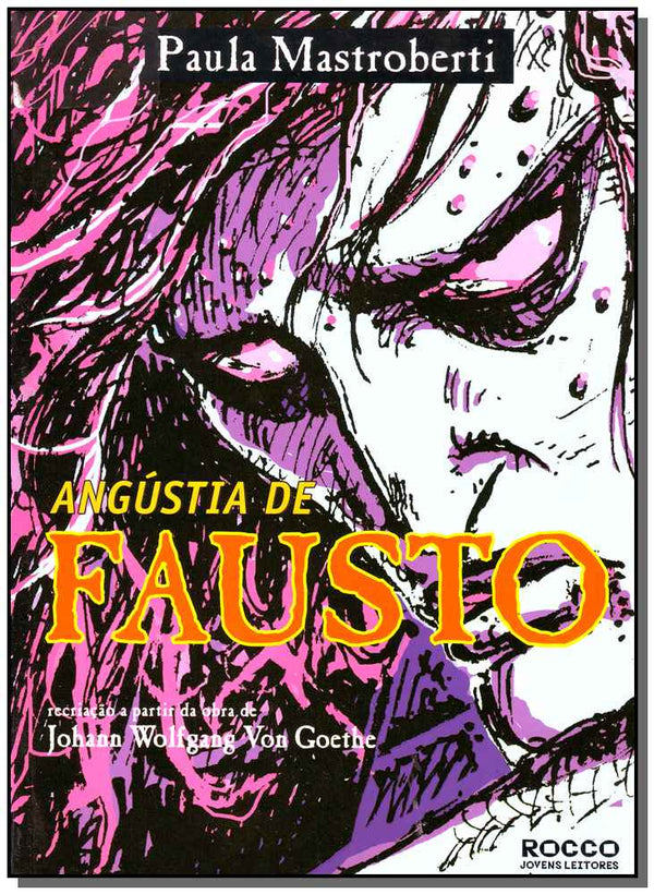 Capa do livro Angustia de Fausto, de Paula Mastroberti