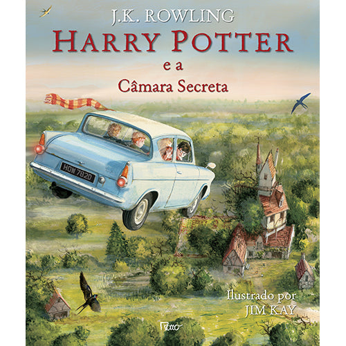 Capa do livro Harry Potter e a Camara Secreta - (Ilustrado), de J. K. Rowling