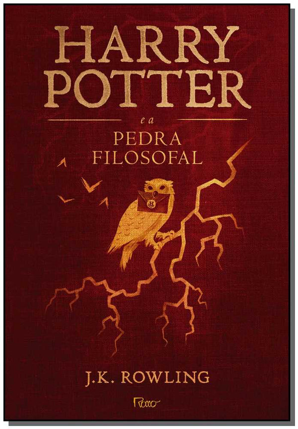 Capa do livro Harry Potter e a Pedra Filosofal - Capa Dura, de J. K. Rowling