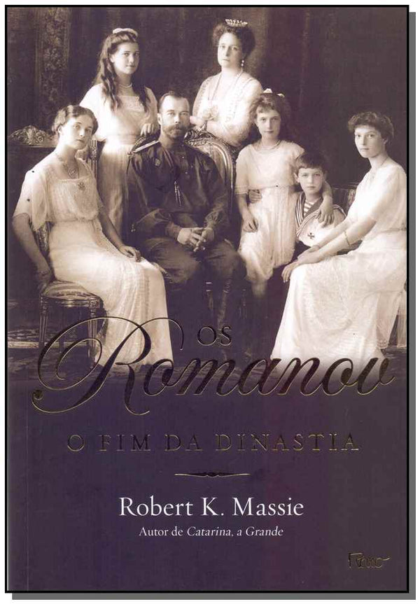 Capa do livro Romanov - O Fim da Dinastia, de Robert K. Massie