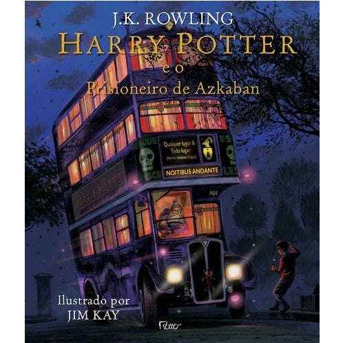 Capa do livro Harry Potter e o Prisioneiro de Azkaban - (Edição Ilustrada), de J. K. Rowling