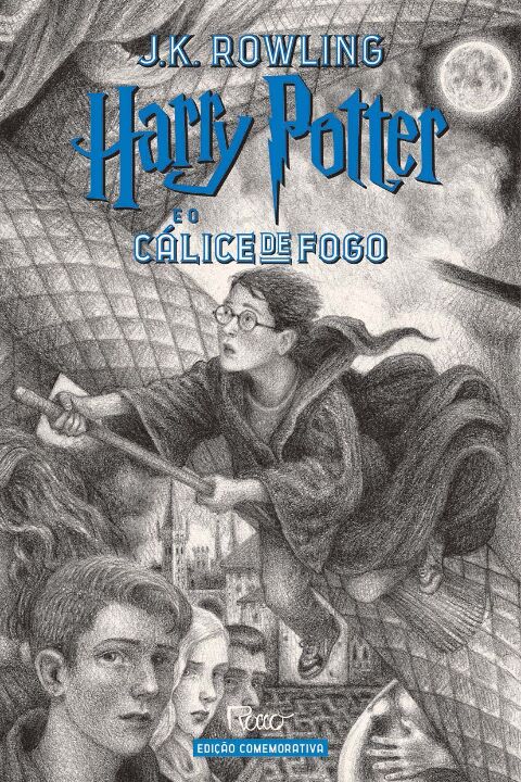 Capa do livro Harry Potter e o Calíce de Fogo - (Edição Comemorativa 20 Anos), de J. K. Rowling