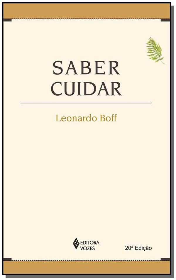 Capa do livro Saber Cuidar, de Leonardo Boff