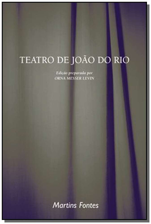 Capa do livro Teatro de João do Rio, de Joao do Rio