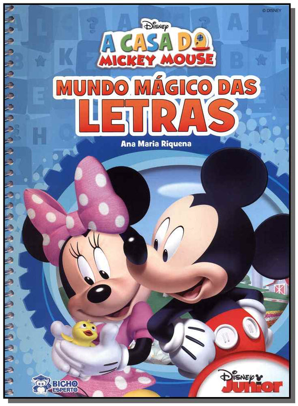 Capa do livro Disney - Mundo Mágico das Letras, de Ana Maria Riquena