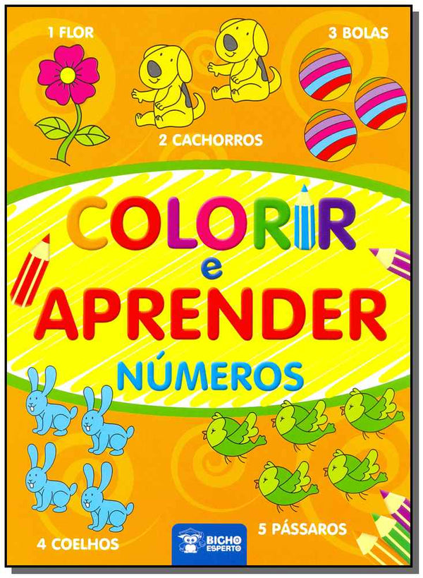 Capa do livro Colorir e Aprender - Numeros, de Diversos Autores