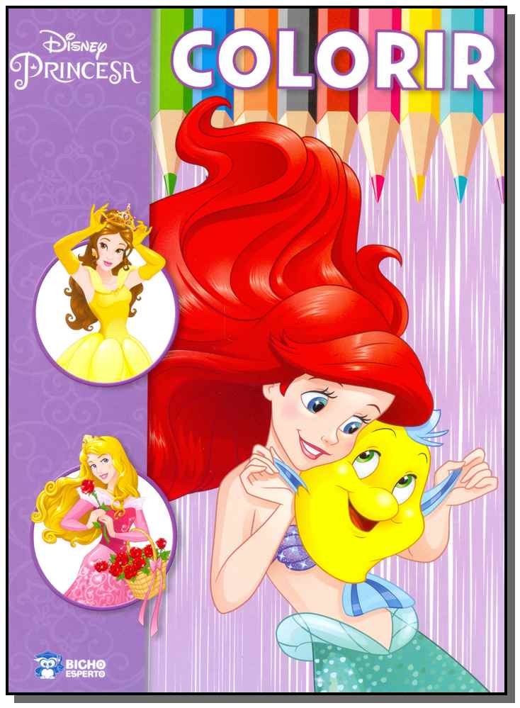 Disney Colorir e Aprender - Princesas