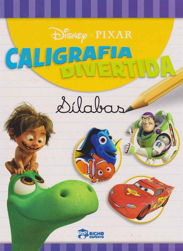Capa do livro Disney Caligrafia Divertida - Silabas, de Jefferson Ferreira