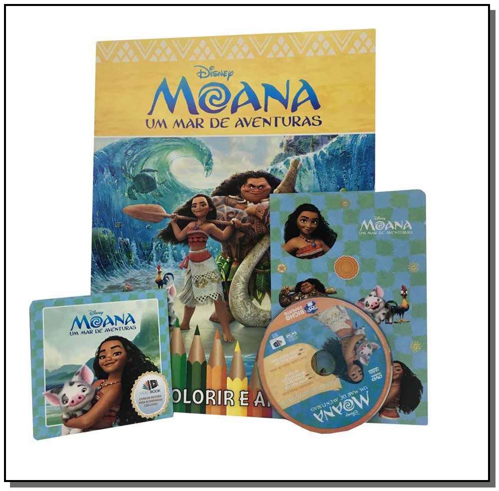 Moana - Para Colorir e Aprender