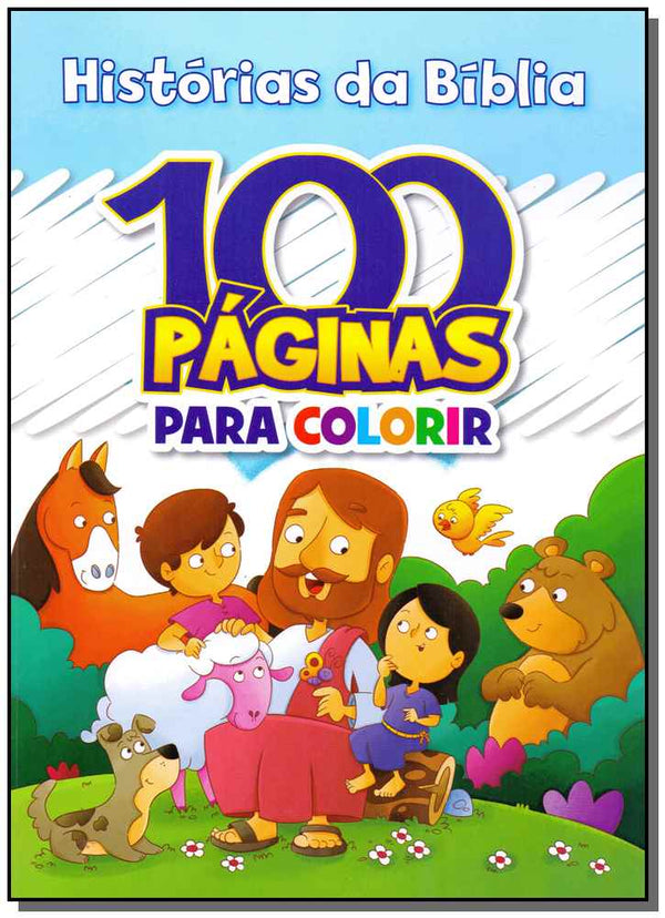 Capa do livro 100 Páginas para Colorir - História da Bíblia, de Editora Rideel