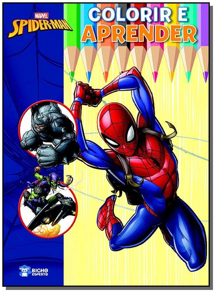Marvel Colorir e Aprender - Spiderman