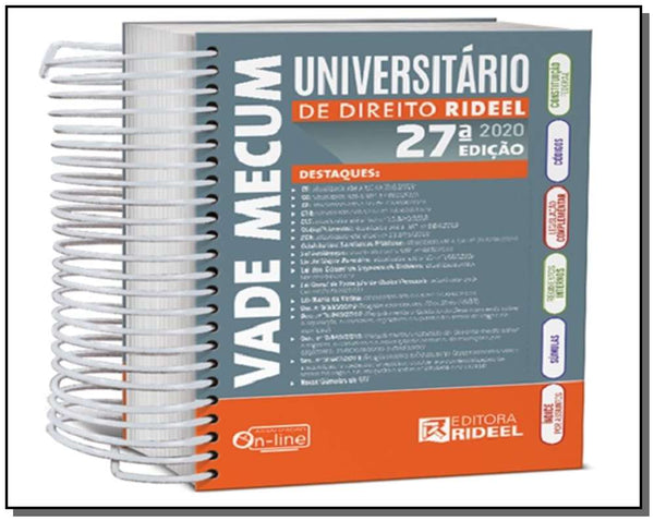 Capa do livro Vade Mecum Universitário de Direito Rideel, de Anne Joyce Angher