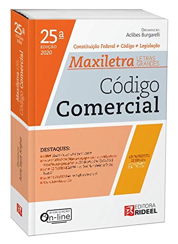 Capa do livro Código Comercial, de Aclibes Burgarelli
