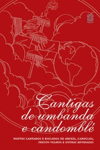 Capa do livro Cantigas de Umbanda e Candomble, de Editora Pallas