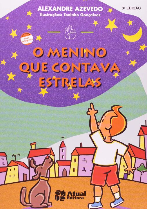 Capa do livro Menino que Contava Estrelas, o, de Alexandre Azevedo