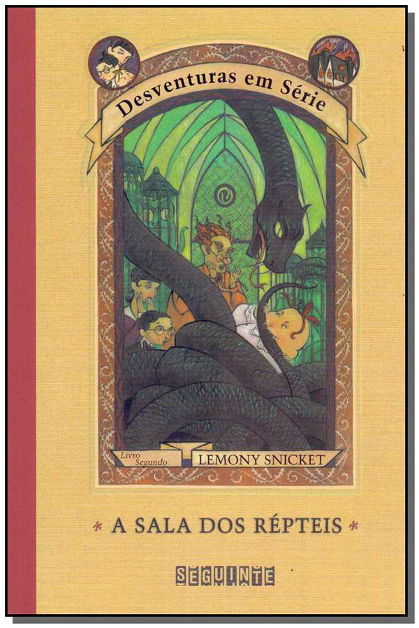 Capa do livro Sala dos Repteis, a - Desventuras em Serie, de Lemony Snicket / Brett Helquist