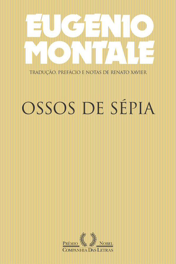 Capa do livro Ossos de Sepia, de Eugenio Montale