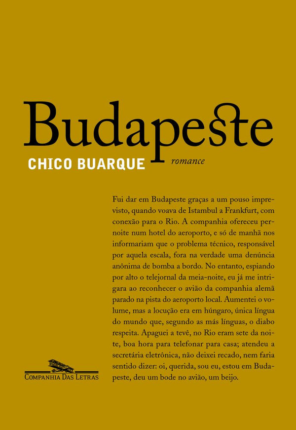 Capa do livro Budapeste, de Chico Buarque