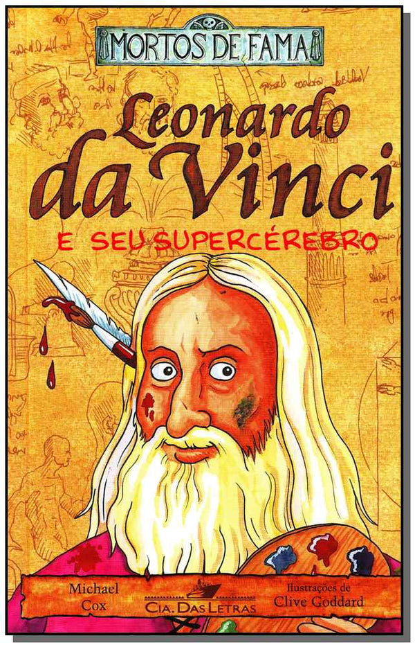 Capa do livro Leonardo da Vinci e Seu Supercerebro, de Michael Cox