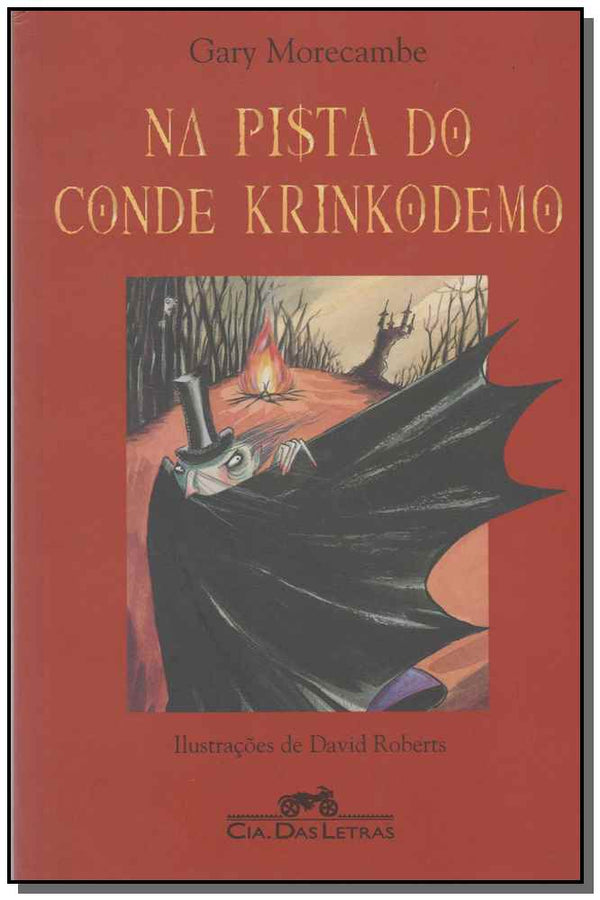 Capa do livro Na Pista do Conde Krinkodemo, de Gary Morecambe