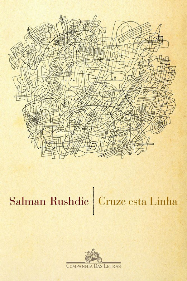 Capa do livro Cruze Esta Linha, de Salman Rushdie