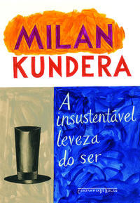 Capa do livro A Insustentável Leveza do Ser, de Milan Kundera