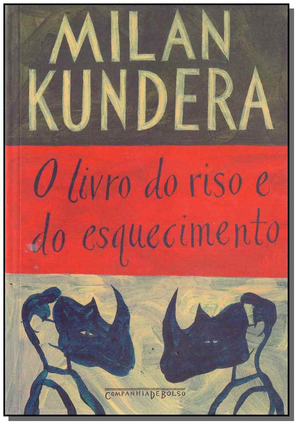 Capa do livro Livro do Riso e do Esquecimento, de Milan Kundera