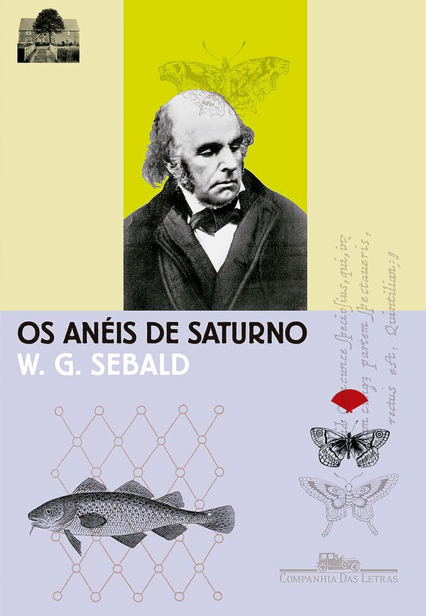 Capa do livro Os Anéis de Saturno, de W. G. Sebald
