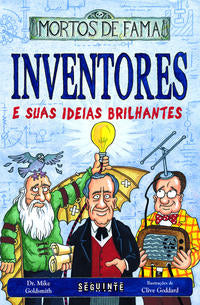 Capa do livro Inventores e Suas Ideias Brilhantes, de Mike Goldsmith