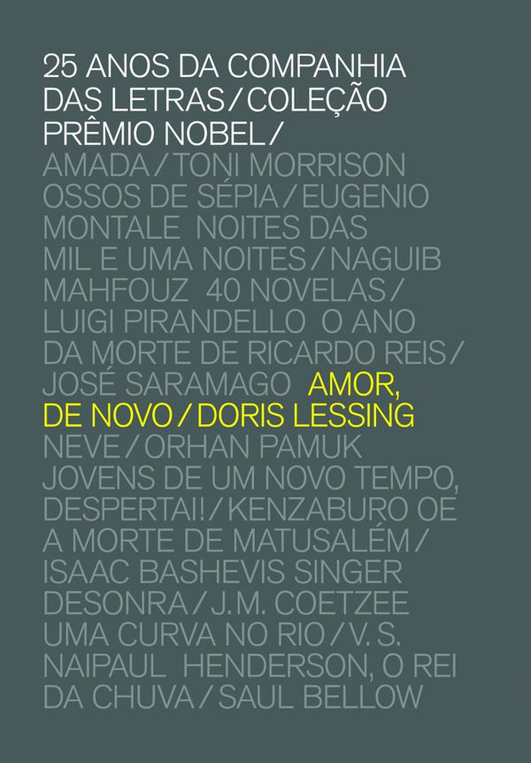 Capa do livro Amor de Novo, de Doris Lessing