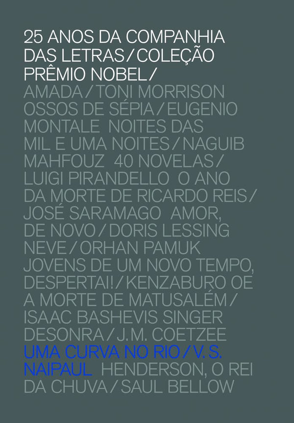 Capa do livro Uma Curva no Rio, de V. S. Naipaul