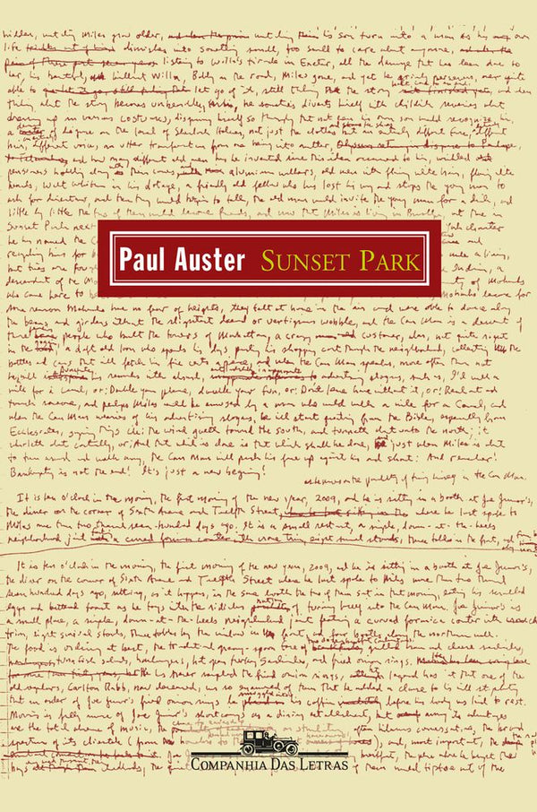Capa do livro Sunset Park, de Paul Auster