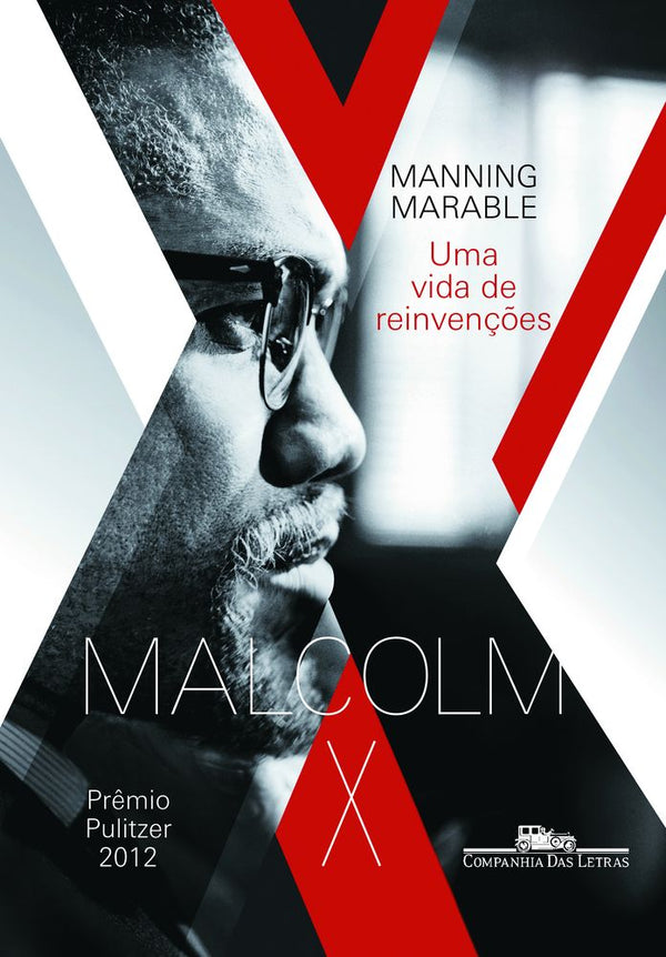 Capa do livro Malcolm X, de Manning Marable