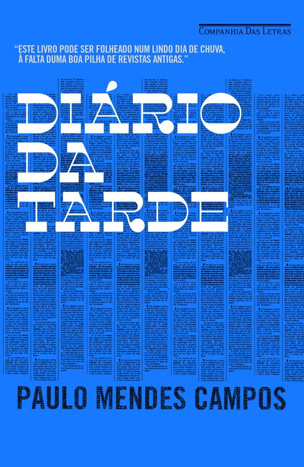 Capa do livro Diário da Tarde, de Paulo Mendes Campos
