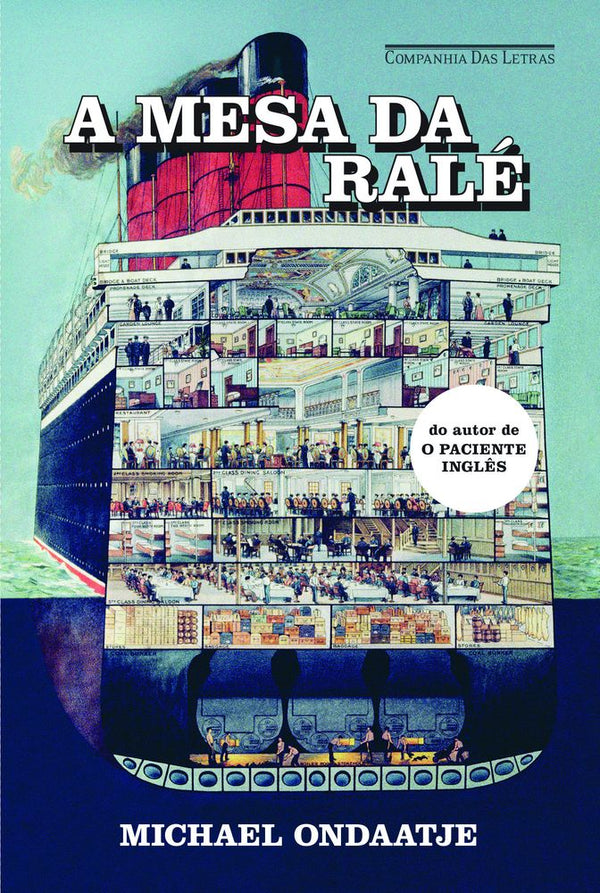 Capa do livro A Mesa da Ralé, de Michael Ondaatje
