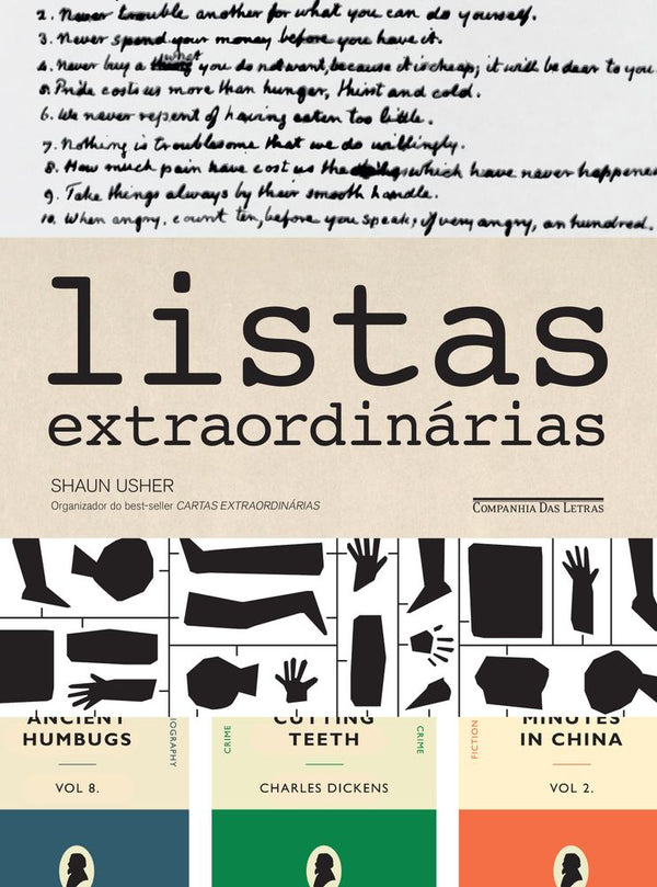 Capa do livro Listas Extraordinárias, de Shaun Usher