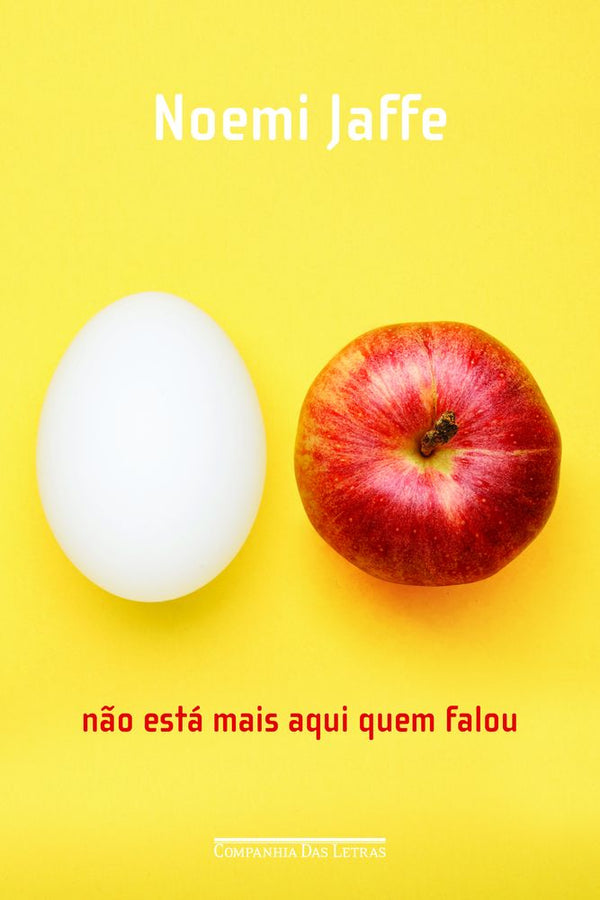 Capa do livro Não Está Mais Aqui Quem Falou, de Noemi Jaffe
