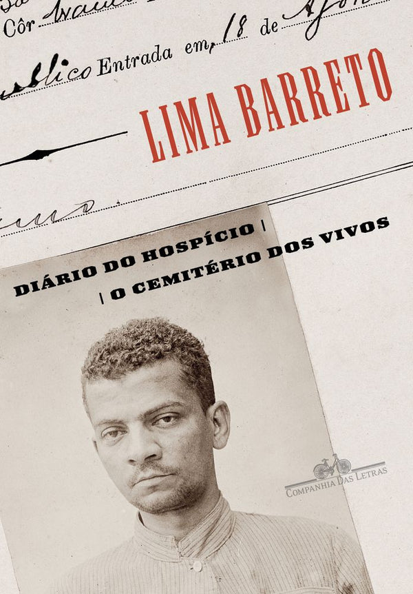 Capa do livro Diario do Hospicio e o Cemiterio dos Vivos, de Lima Barreto