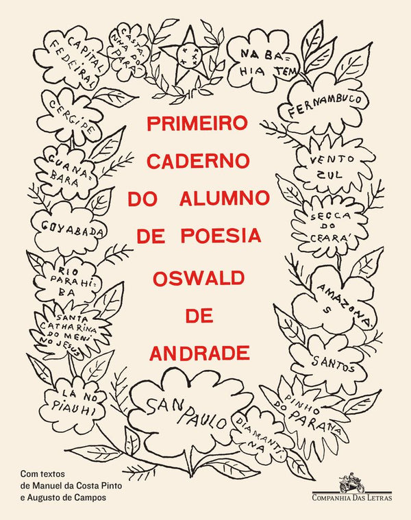 Capa do livro Primeiro Caderno do Alumno de Poesia, de Oswald de Andrade